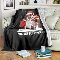 Funny Christmas Diddy Throw Blanket He Sees You When Youre Sleeping Dirty Ugly Xmas - Wonder Print Shop