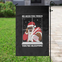 Funny Christmas Diddy Garden Flag He Sees You When Youre Sleeping Dirty Ugly Xmas - Wonder Print Shop
