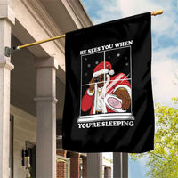Funny Christmas Diddy Garden Flag He Sees You When Youre Sleeping Dirty Ugly Xmas - Wonder Print Shop
