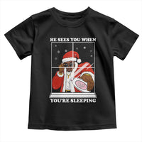 Funny Christmas Diddy Toddler T Shirt He Sees You When Youre Sleeping Dirty Ugly Xmas - Wonder Print Shop