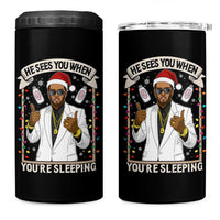 Funny Christmas Diddy 4 in 1 Can Cooler Tumbler He Sees You When Youre Sleeping Dirty Xmas Lights - Wonder Print Shop