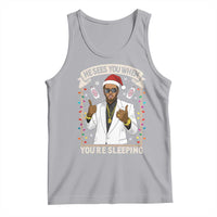 Funny Christmas Diddy Tank Top He Sees You When Youre Sleeping Dirty Xmas Lights - Wonder Print Shop