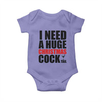 Funny Inappropriate Christmas Baby Onesie I Need a Huge Christmas COCKtail Adult Humor Drinking Gift - Wonder Print Shop