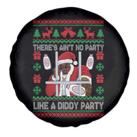 Funny Christmas Diddy Spare Tire Cover Aint No Party Like A Diddy Party Baby Oil Dirty Ugly Xmas - Wonder Print Shop