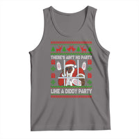 Funny Christmas Diddy Tank Top Aint No Party Like A Diddy Party Baby Oil Dirty Ugly Xmas - Wonder Print Shop