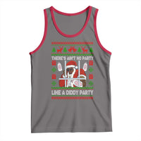 Funny Christmas Diddy Tank Top Aint No Party Like A Diddy Party Baby Oil Dirty Ugly Xmas - Wonder Print Shop