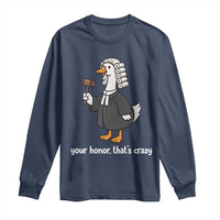 Goose Lawyer Long Sleeve Shirt Law School Graduation Gift Funny Silly Gooses Lovers - Wonder Print Shop