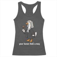 Goose Lawyer Racerback Tank Top Law School Graduation Gift Funny Silly Gooses Lovers - Wonder Print Shop