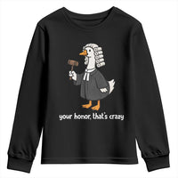 Goose Lawyer Youth Sweatshirt Law School Graduation Gift Funny Silly Gooses Lovers - Wonder Print Shop