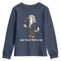 Goose Lawyer Youth Sweatshirt Law School Graduation Gift Funny Silly Gooses Lovers - Wonder Print Shop