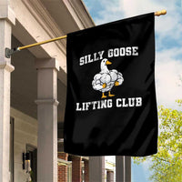 Silly Goose Lifting Club Garden Flag Funny Gym Meme - Wonder Print Shop