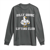 Silly Goose Lifting Club Long Sleeve Shirt Funny Gym Meme - Wonder Print Shop