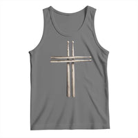 Christian Drummer Tank Top Drumstick Cross Rock Music Lover Gift - Wonder Print Shop