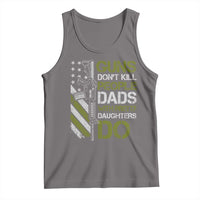 Funny Girl Dad Tank Top Guns Dont Kill People Dads with Pretty Daughters Do US Flag - Wonder Print Shop