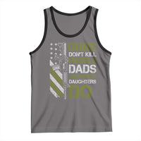 Funny Girl Dad Tank Top Guns Dont Kill People Dads with Pretty Daughters Do US Flag - Wonder Print Shop
