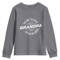 Funny Grandpa Youth Sweatshirt Man Myth Bad Influence Funny Fathers Day - Wonder Print Shop