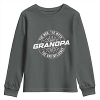 Funny Grandpa Youth Sweatshirt Man Myth Bad Influence Funny Fathers Day - Wonder Print Shop