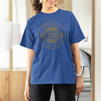 Retired Not My Problem Anymore T Shirt For Women Funny Retirement 2026