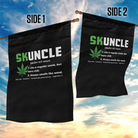 Funny Uncle Weed Smoker Garden Flag Skuncle Definition Funny Weed Pot Cannabis Marijuana
