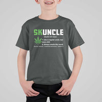 Funny Uncle Weed Smoker T Shirt For Kid Skuncle Definition Funny Weed Pot Cannabis Marijuana