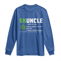 Funny Uncle Weed Smoker Long Sleeve Shirt Skuncle Definition Funny Weed Pot Cannabis Marijuana