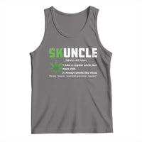 Funny Uncle Weed Smoker Tank Top Skuncle Definition Funny Weed Pot Cannabis Marijuana