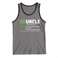 Funny Uncle Weed Smoker Tank Top Skuncle Definition Funny Weed Pot Cannabis Marijuana