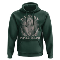 Funny Jesus Back Hoodie Retro Funny Sayings Easter Back By Popular Demand - Wonder Print Shop