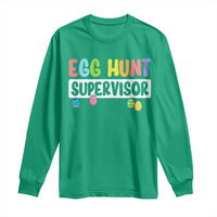 Easter Egg Hunt Supervisor Long Sleeve Shirt Funny Mom Dad - Wonder Print Shop