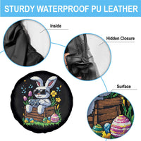 Gamer Rabbit Spare Tire Cover Cute Bunny Gaming Eggs Video Games Easter Pixel Garden - Wonder Print Shop