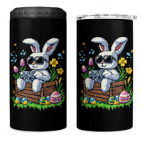 Gamer Rabbit 4 in 1 Can Cooler Tumbler Cute Bunny Gaming Eggs Video Games Easter Pixel Garden - Wonder Print Shop