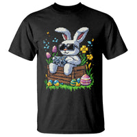 Gamer Rabbit T Shirt Cute Bunny Gaming Eggs Video Games Easter Pixel Garden - Wonder Print Shop