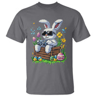 Gamer Rabbit T Shirt Cute Bunny Gaming Eggs Video Games Easter Pixel Garden - Wonder Print Shop