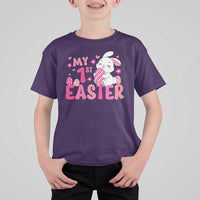Baby First Easter T Shirt For Kid Cute Newborn Gift Bunny Rabbit - Wonder Print Shop