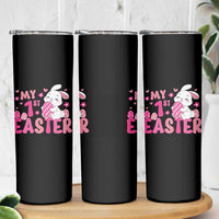 Baby First Easter Skinny Tumbler Cute Newborn Gift Bunny Rabbit - Wonder Print Shop