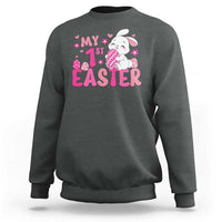 Baby First Easter Sweatshirt Cute Newborn Gift Bunny Rabbit - Wonder Print Shop