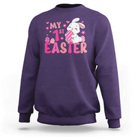 Baby First Easter Sweatshirt Cute Newborn Gift Bunny Rabbit - Wonder Print Shop