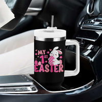 Baby First Easter Tumbler With Handle Cute Newborn Gift Bunny Rabbit - Wonder Print Shop