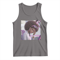 Disgusted Black Doll Meme Tank Top Funny Sassy Reaction Afro Girl With Attitude