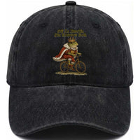 Chaotic Frog Meme Washed Cotton Baseball Cap Off To Unsettle The Common Folk Vintage Unhinged Humor