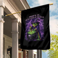 Frog Meme Garden Flag Vintage Graphic Thats It Youre Going In The Soup