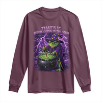 Frog Meme Long Sleeve Shirt Vintage Graphic Thats It Youre Going In The Soup