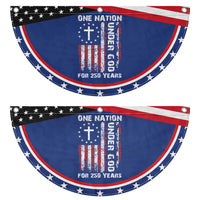 250 Years Anniversary Patriotic Fan Flag 250th Independence Day Freedom One Nation Under God US Flag