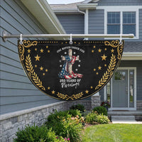 250th Anniversary USA Patriotic Fan Flag One Nation Under God US 250 Flag Cross 4th Of July