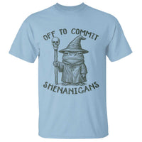 Wizard Frog T Shirt Funny Off to Commit Shenanigans