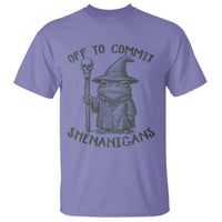 Wizard Frog T Shirt Funny Off to Commit Shenanigans