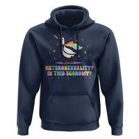 Rainbow Goose Heterosexuality in This Economy Hoodie LGBTQ Lesbian Pride - Wonder Print Shop