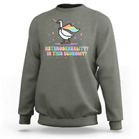 Rainbow Goose Heterosexuality in This Economy Sweatshirt LGBTQ Lesbian Pride - Wonder Print Shop