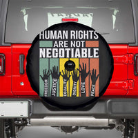 Human Rights Spare Tire Cover Are Not Negotiable Retro Equality Statement - Wonder Print Shop