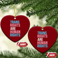 Trans Rights Ceramic Ornament Human Rights Transgender Pride Gender Equality - Wonder Print Shop